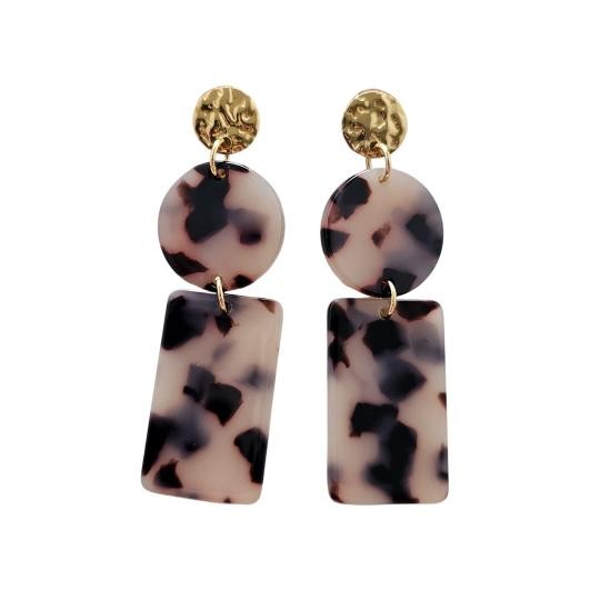 Nora Earrings - Blonde Tortoise