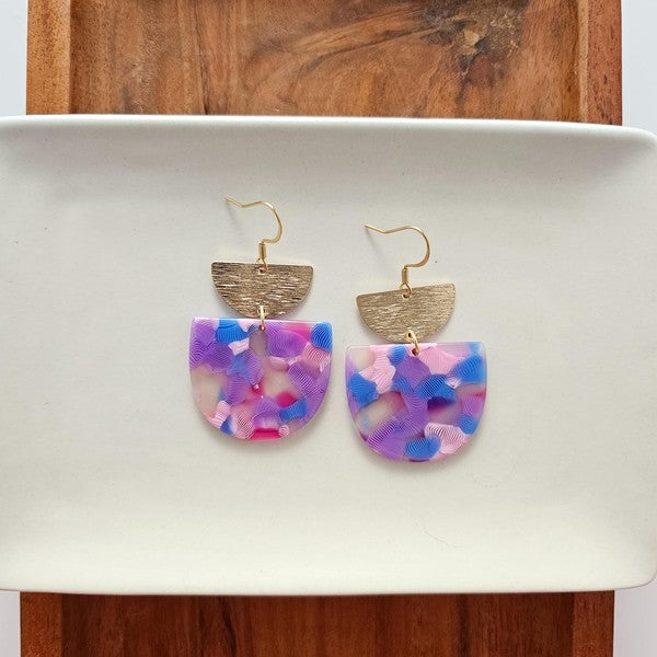 Harper Earrings - Cotton Candy