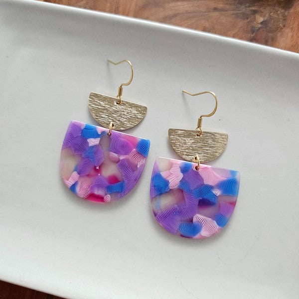 Harper Earrings - Cotton Candy